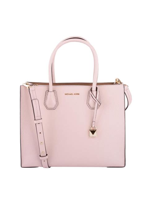 pink leather michael kors bag|michael kors pink tote bags.